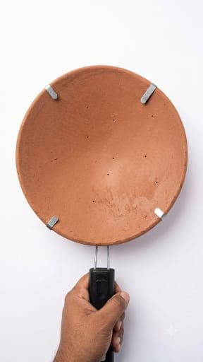 THE EARTHEN STUDIO TAWA Handmade Tawa 15 cm diameter