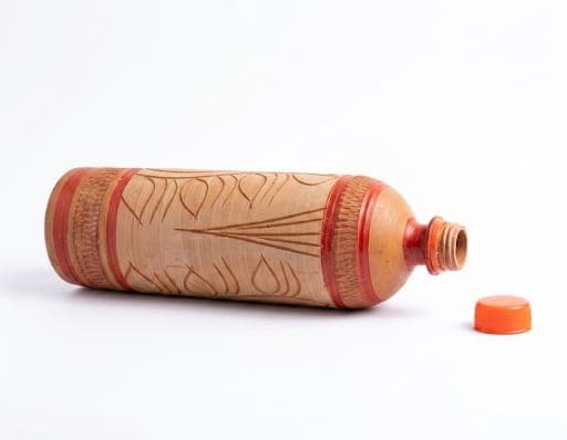 Leaf Design terracotta Bottle 2000ML